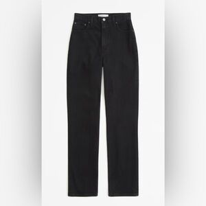 Abercrombie & Fitch ’90s Straight Ultra High Rise Curve Love Jeans Black 27 / 4S